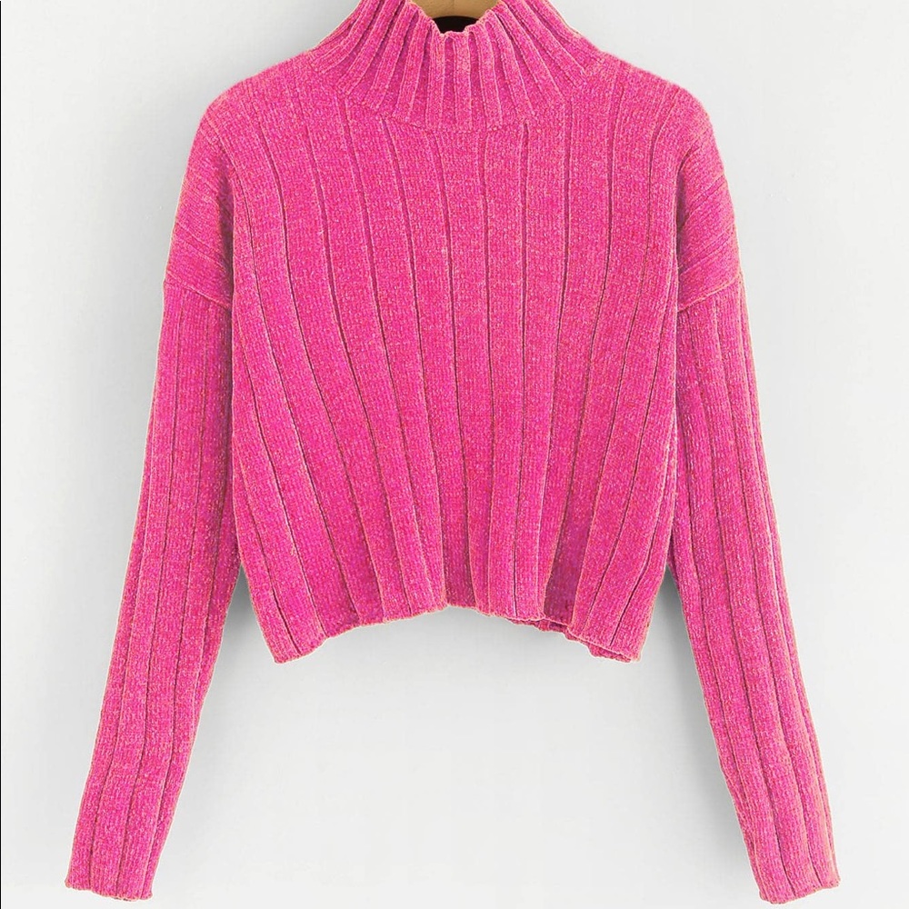 Pink Chenille Sweater 💖